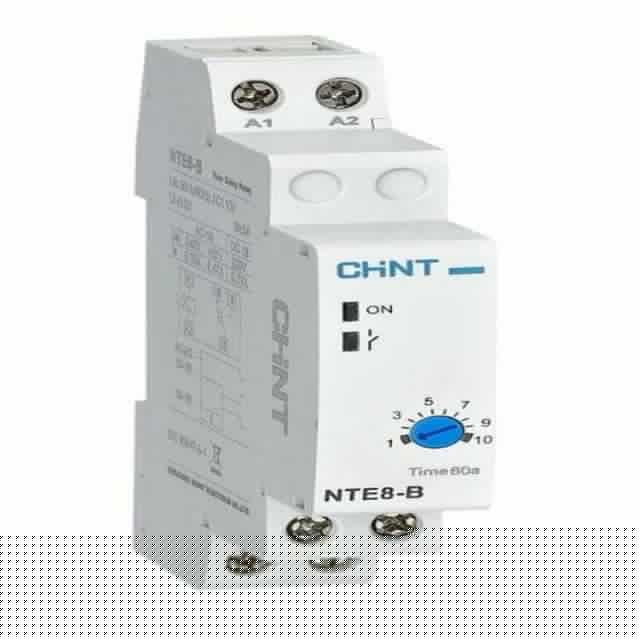 Реле времени NTE8-120B (задержка времени включения) 12-120с 1НО AC 230В (R) CHINT 258459