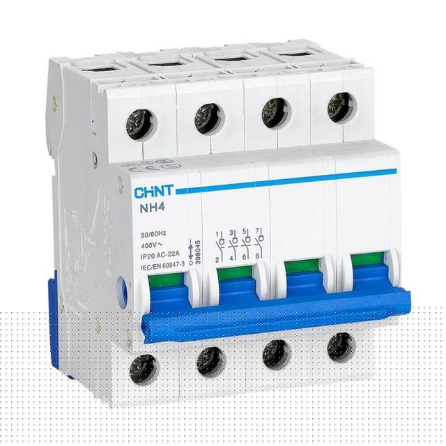 Выключатель нагрузки 4п 32А NH4 (R) CHINT 398046