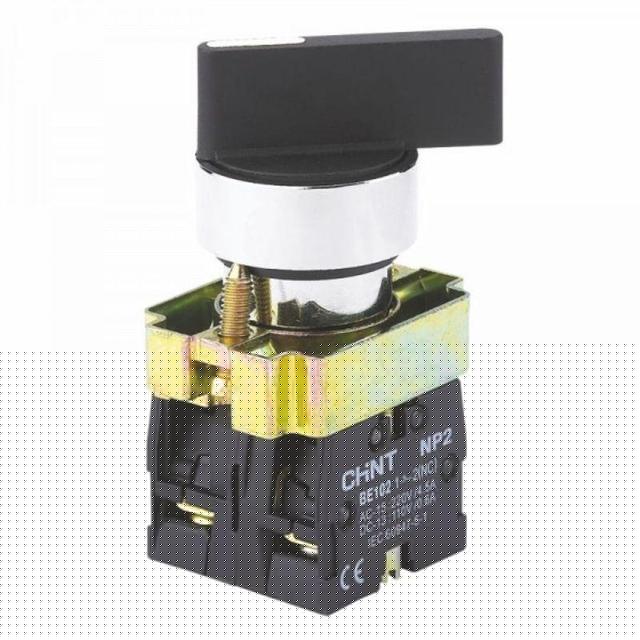 Переключатель NP2-BJ53 3 полож. с возвратом 2НО IP40 CHINT 573770