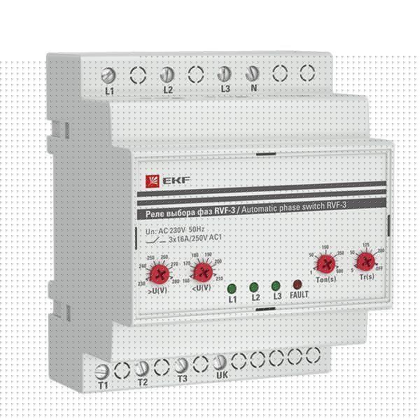 Реле выбора фаз РВФ-3 PROxima EKF RVF-3