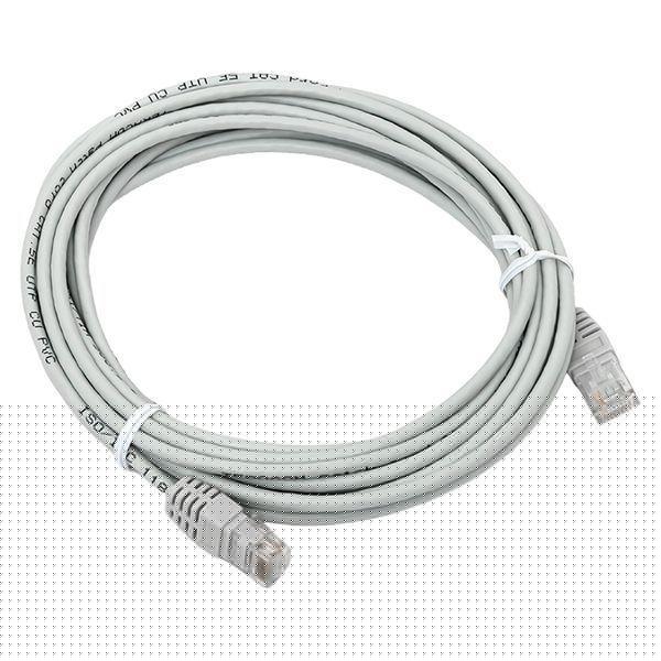 Патч-корд кат.5E UTP неэкранир. PVC 1Гбит/с 5м сер. TERACOM EKF TRC-5EUTP-PVC-5M-GY