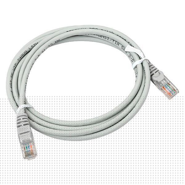 Патч-корд кат.5E UTP неэкранир. LSZH сер. 2.0м TERACOM PRO EKF TRP-5EUTP-LSH-2M-GY