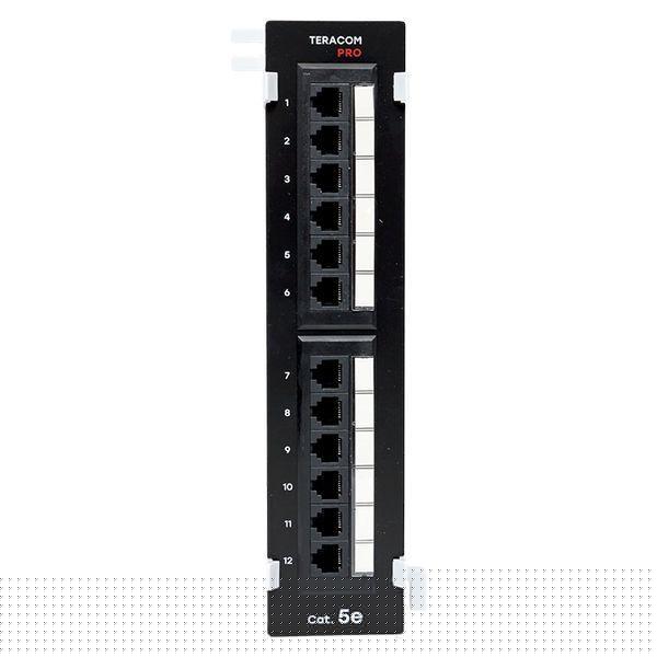 Патч-панель настенная кат.5E UTP неэкранир. 12 портов RJ45 Dual IDC TERACOM PRO EKF TRP-WPP-5EUTP-12