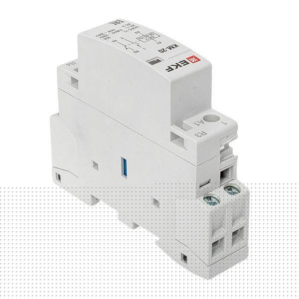 Контактор модульный КМ 20А NО+NC (1 мод.) EKF km-1-20-11