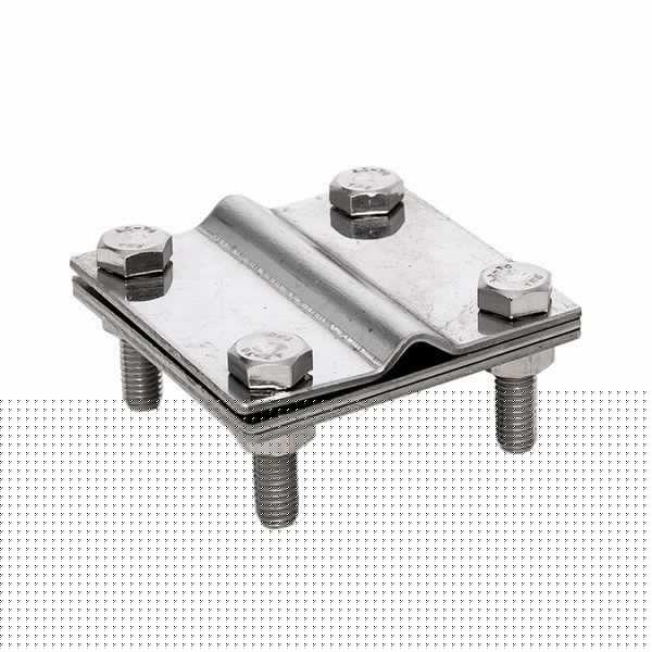 Зажим полоса 40 - прут 10 (3 пластины 70х70мм) Ni PROxima EKF lp-3101-ni