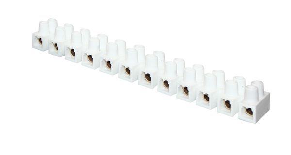 Колодка клеммная 4кв.мм 3А полистирол бел. (уп.10шт) PROxima EKF plc-KK-4-3-ps-w