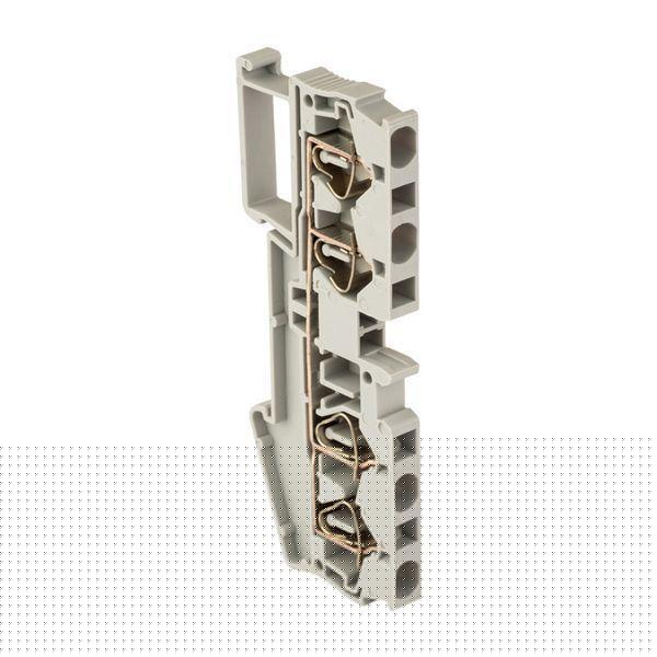 Колодка клеммная JXB-ST-2.5 31А 4 вывода пружинная сер. PROxima EKF plc-jxb-st-2.5-4