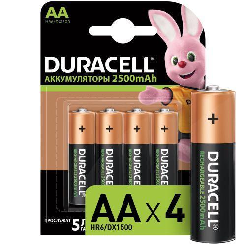 Аккумулятор AA/HR6 HR6-4BL 2400мА.ч предзаряжен. (блист.4шт) Duracell Б0014863