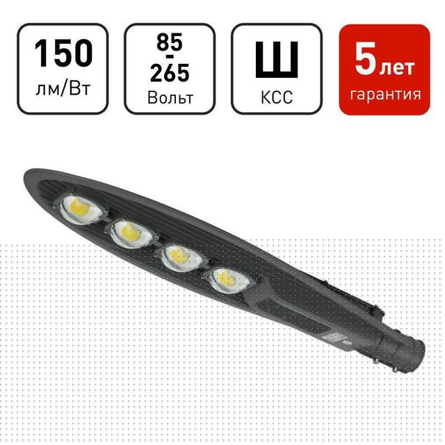 Светильник SPP-5-200-5K-W 200Вт 5000К 22000лм IP65 уличный КСС "Ш-аб" IC-COB 48-60мм Эра Б0043670
