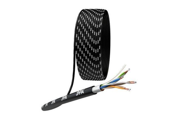 Кабель витая пара F/UTP кат.5E 4х2х24 AWG CCA PE OUTDOOR SIMPLE (уп.305м) Эра Б0044441