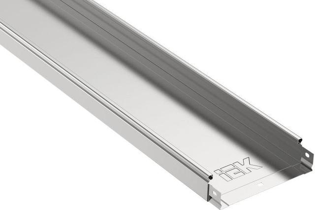 Лоток листовой неперфорированный 150х50 L3000 сталь 1мм IEK CLN10-050-150-100-3