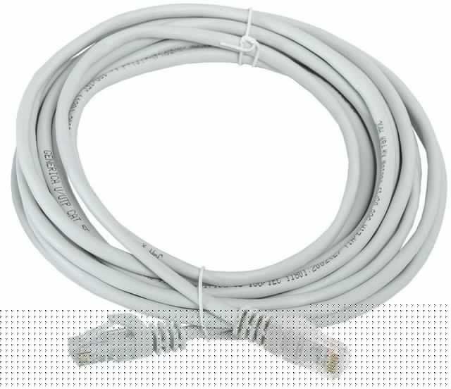 Патч-корд кат.5E UTP 5м сер. GENERICA PC01-C5EU-5M-G