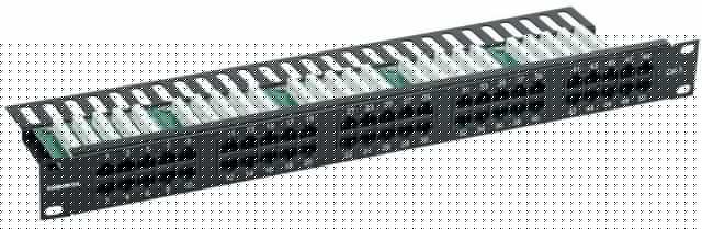Патч-панель телеф. 1U кат.3 RJ45 50 порт. (Krone) GENERICA PP50-1UC03U-K05-G