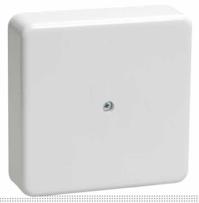 Коробка распаячная ОП 75х75х20 IP20 КМ41212-01 (6 клем. 6кв.мм) бел. IEK UKO10-075-075-020-K01