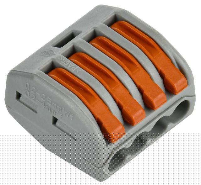 Клемма строительно-монтажная СМК 222-414 (уп.4шт) IEK UKZ20-414-004