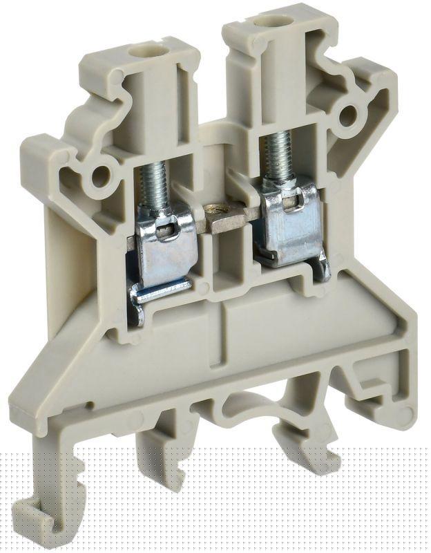 Колодка клеммная CTS 2.5кв.мм сер. IEK YCT10-00-K03-002