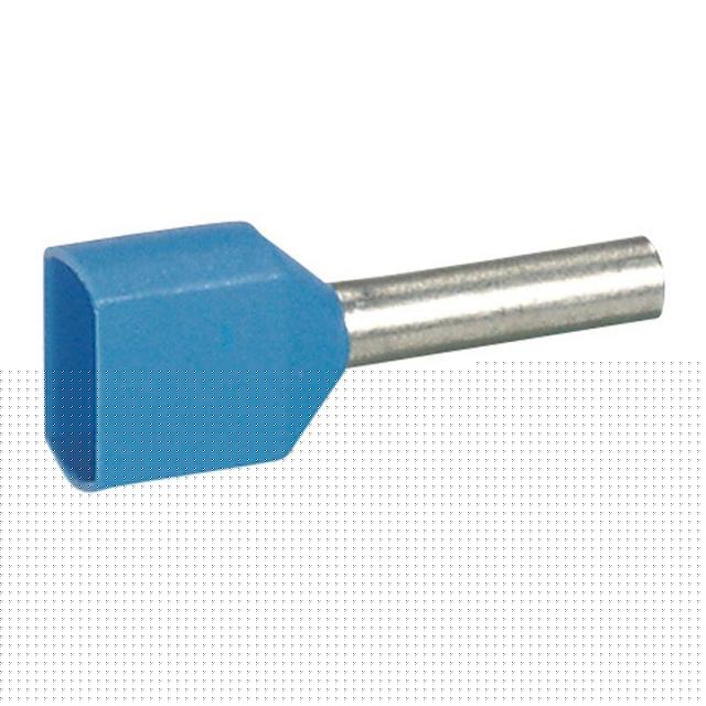 Наконечник кабельный изолир. двойн. Starfix 2х0.75кв.мм син. Leg 037687