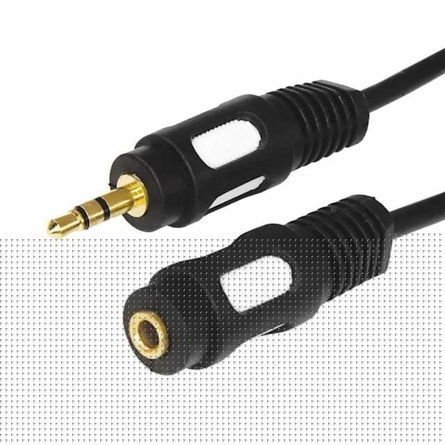 Шнур 3.5 Stereo Plug - 3.5 Stereo Jack 1.5м (GOLD) Rexant 17-4013