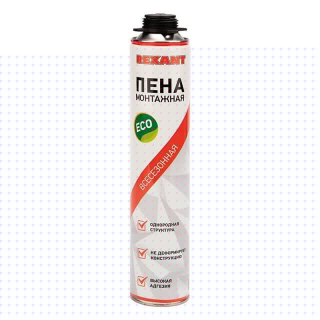 Пена монтажная всесезонная для пистолета 40л eco Rexant 89-0903