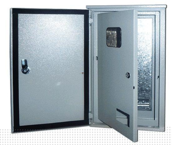 Корпус учетный навесной ЩРУН-3/9 520х310х150 3ф 9мод. IP54 метал. DEKraft 30411DEK