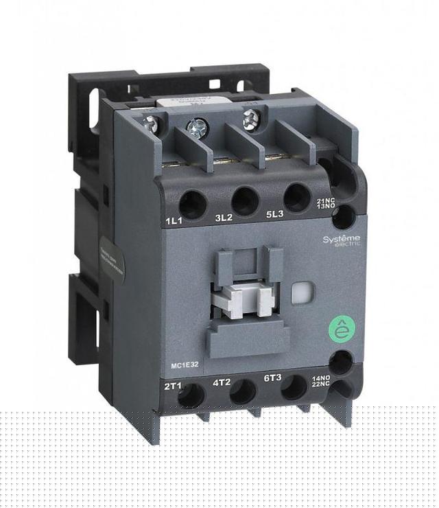 Контактор MC1E 3п 38А кат. 220В/230В AC 1НО+1НЗ SE MC1E38M7