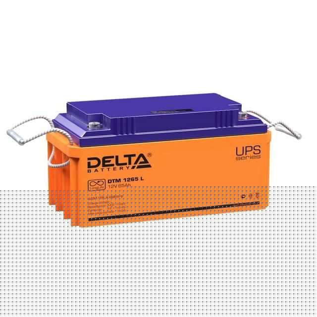 Аккумулятор UPS 12В 65А.ч Delta DTM 1265 L