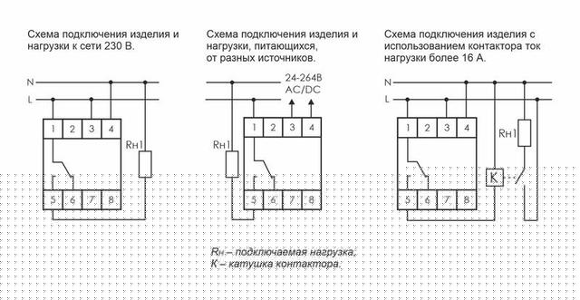 Реле времени астрономическое PCZ-525 24-264В AC/DC 16А 1 переключ. контакт IP20 1 канал монтаж на DIN-рейке F&F EA02.002.005