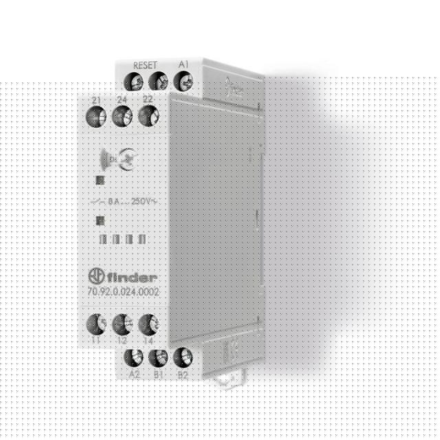 Реле термисторное (PTC) с/без память отказов 24В AC/DC выход 2СO 8A Ш=22.5мм IP20 FINDER 709200240002