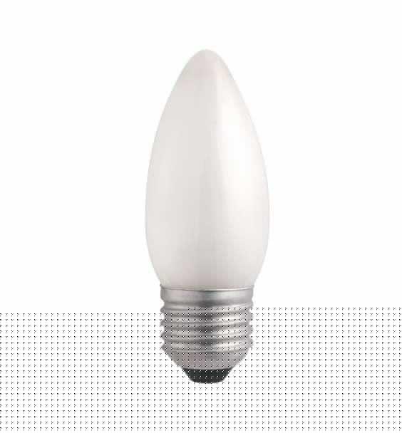 Лампа накаливания B35 240V 60W E27 frosted JazzWay 3320362