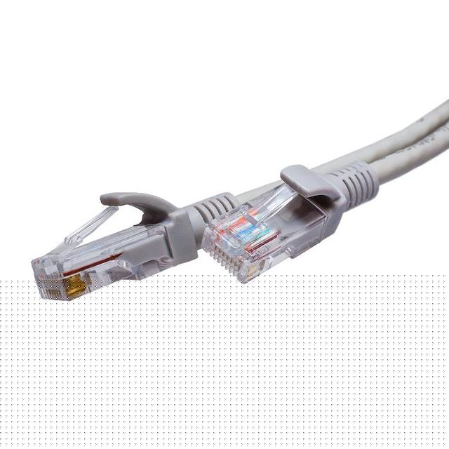 Патч-корд U/UTP кат.5E 4х2х26AWG (7х0.16мм) Cu LSZH сер. 3м SUPRLAN 10-0144