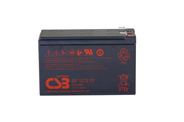 Аккумулятор 12В 7.2А.ч CSB GP1272 F2 12V 28W