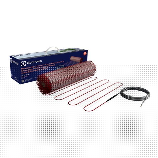 Комплект "Теплый пол" (мат) двухжил. 150Вт/кв.м 150Вт 1кв.м ECO Mat EEM 2-150-1 Electrolux НС-1105878