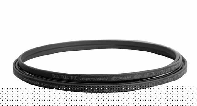 Кабель нагревательный саморег. 24Вт/м с экраном 16 AWG термопласт TOKOV ELECTRIC TKE-SRL-24-2CR