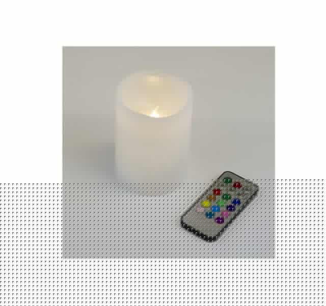Фигура LED "Свеча" ULD-F052 RGB RC CANDLE на батарейках 2АА (не в/к). 7.5х10 см 1 светодиод. RGB свет пульт ДУ (в/к). Uniel UL-00007258