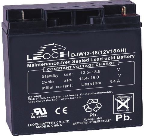 Аккумулятор 12В 18 А.ч LEOCH DJW12-18